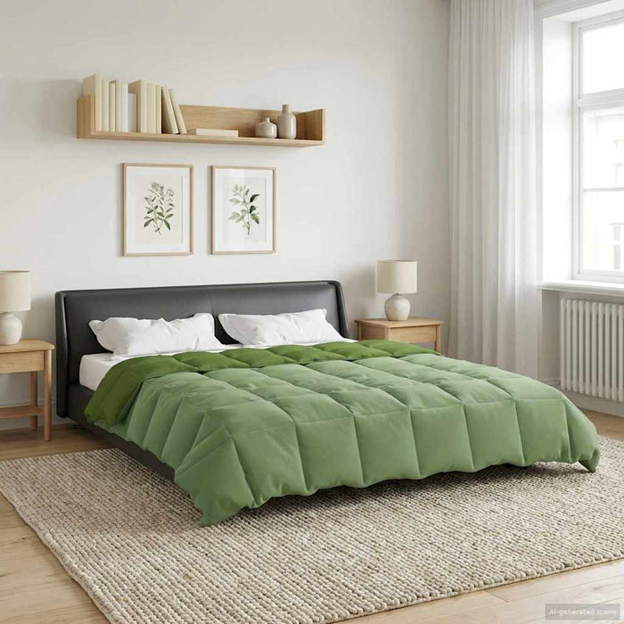 Pilotă de vară Patos Verde 200 x 220 cm Microfibră - WALTI WALTI