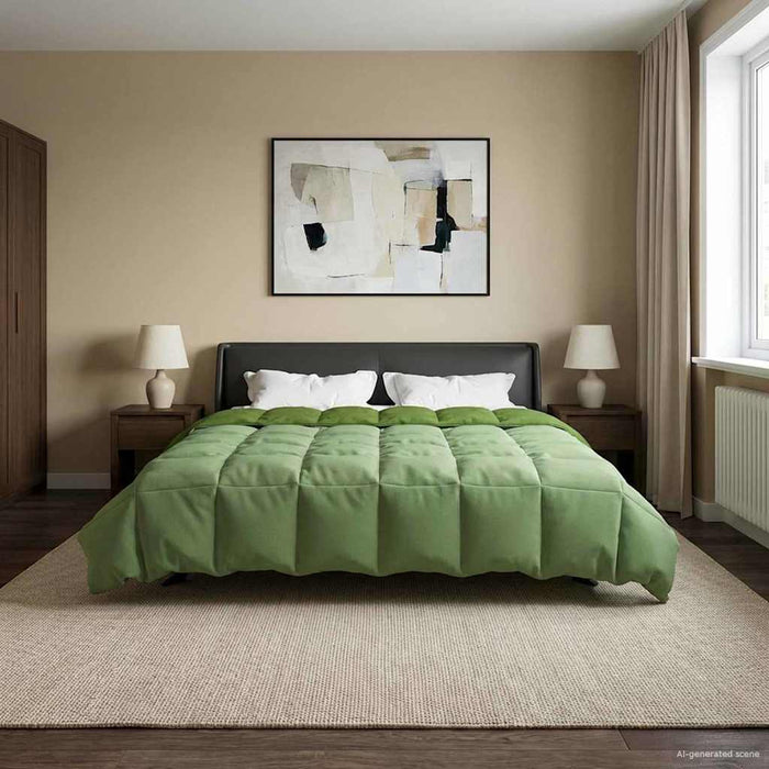 Pilotă de vară Patos Verde 200 x 220 cm Microfibră - WALTI WALTI