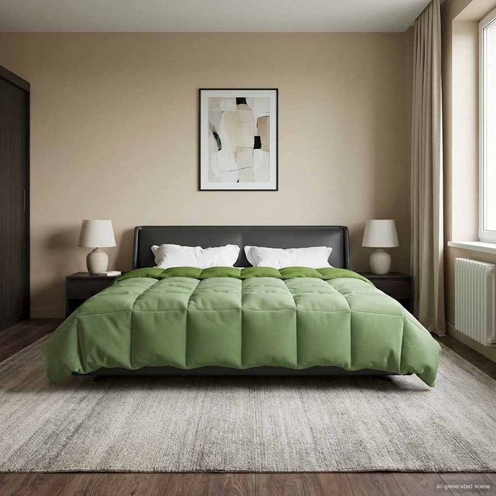 Pilotă de vară Patos Verde 220 x 240 cm Microfibră - WALTI WALTI