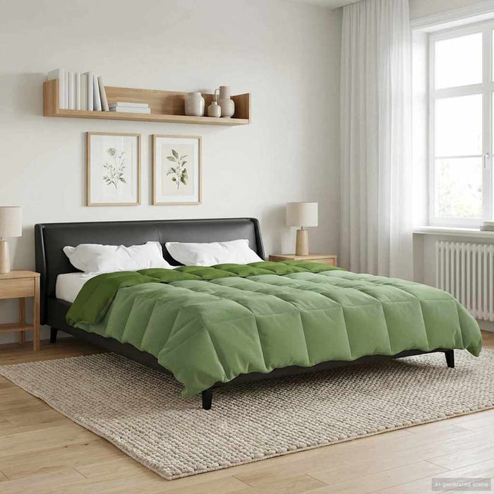 Pilotă de vară Patos Verde 220 x 260 cm Microfibră - WALTI WALTI