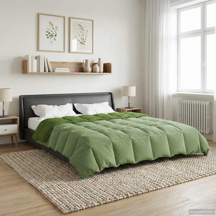 Pilotă de vară Patos Verde 240 x 260 cm Microfibră - WALTI WALTI