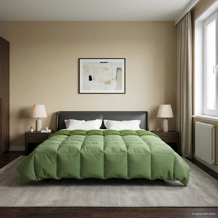 Pilotă de vară Patos Verde 240 x 260 cm Microfibră - WALTI WALTI