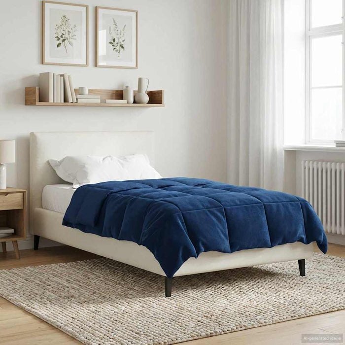 Pilotă de vară Patos Albastru închis 140 x 200 cm Microfibră - WALTI WALTI