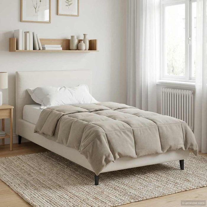 Pilotă de vară Patos Crem 135 x 200 cm Microfibră - WALTI WALTI