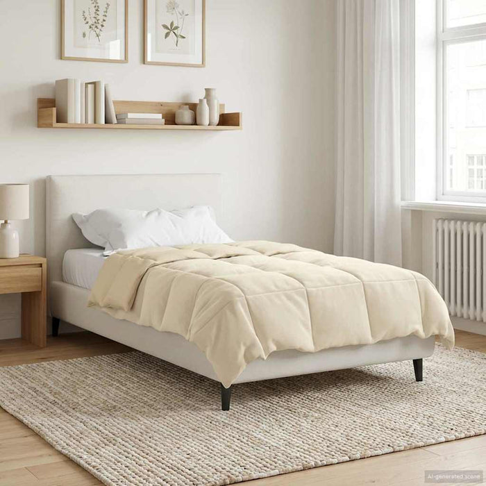 Pilotă de vară Patos Crem 140 x 200 cm Microfibră - WALTI WALTI