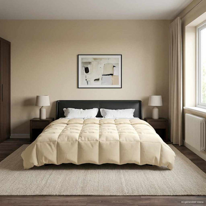 Pilotă de vară Patos Crem 200 x 200 cm Microfibră - WALTI WALTI
