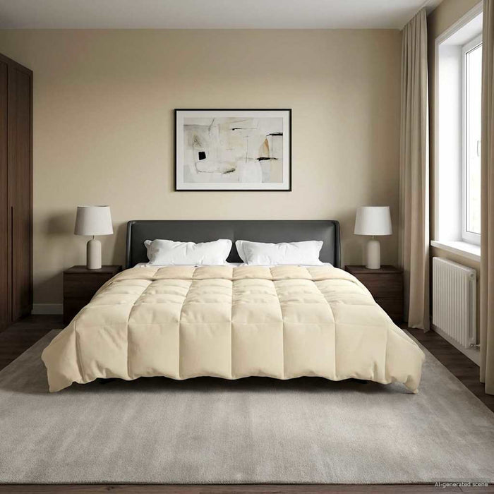 Pilotă de vară Patos Crem 200 x 240 cm Microfibră - WALTI WALTI