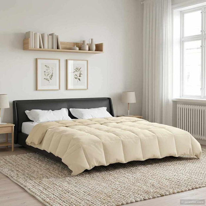 Pilotă de vară Patos Crem 200 x 220 cm Microfibră - WALTI WALTI