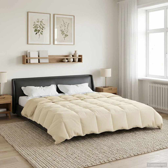 Pilotă de vară Patos Crem 220 x 260 cm Microfibră - WALTI WALTI