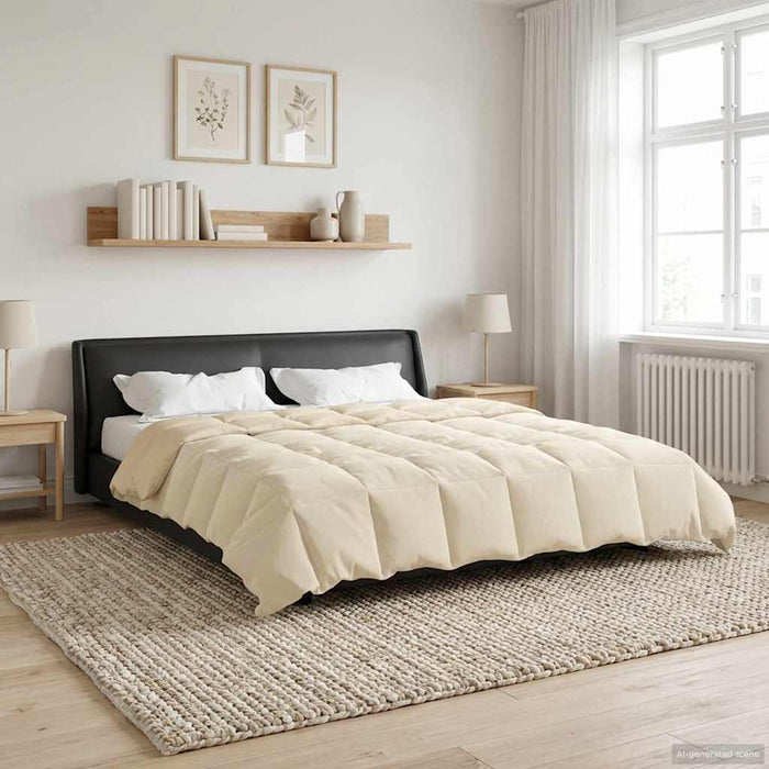 Pilotă de vară Patos Crem 240 x 260 cm Microfibră - WALTI WALTI
