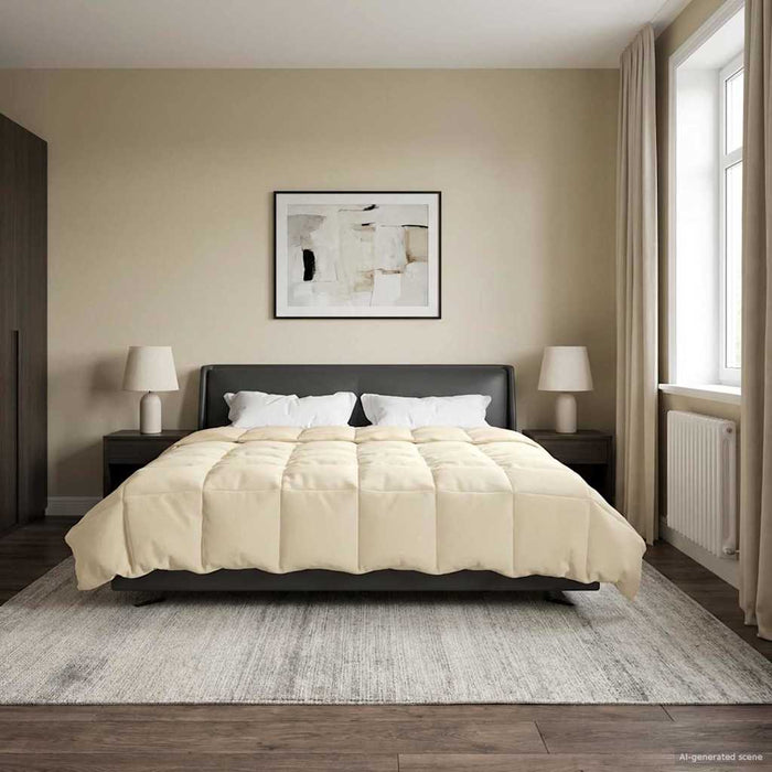Pilotă de vară Patos Crem 240 x 260 cm Microfibră - WALTI WALTI