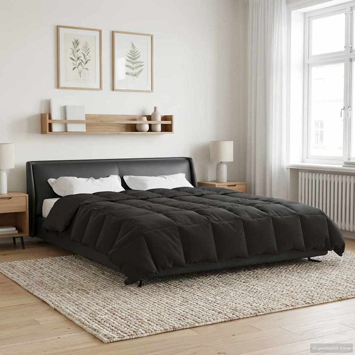 Duvet complet pe tot parcursul anului Antracit 200 x 200 cm - WALTI WALTI