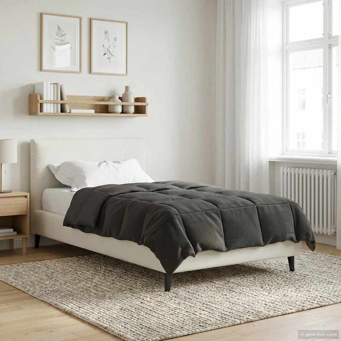Duvet complet pe tot parcursul anului Antracit 135 x 220 cm - WALTI WALTI