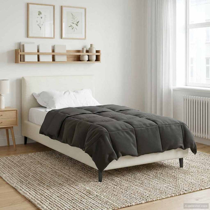 Duvet complet pe tot parcursul anului Antracit 140 x 220 cm - WALTI WALTI