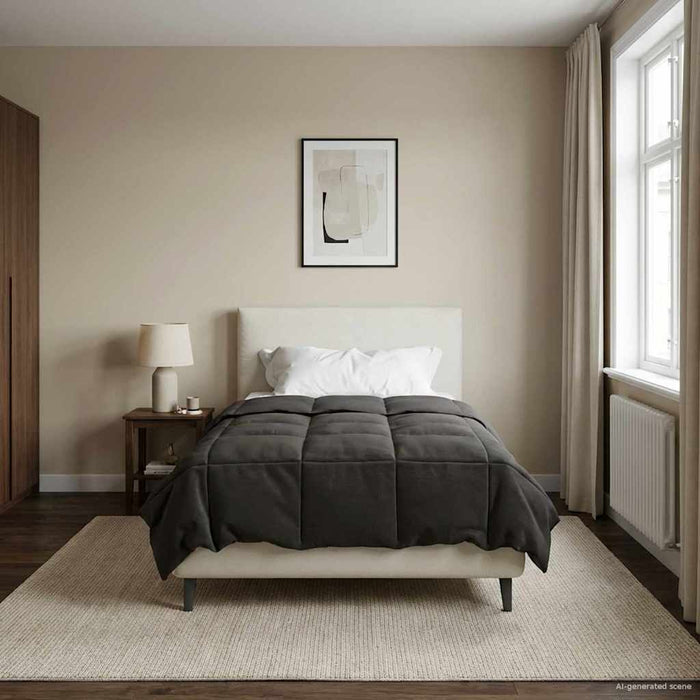 Duvet complet pe tot parcursul anului Antracit 155 x 220 cm - WALTI WALTI
