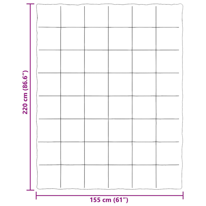 Duvet complet pe tot parcursul anului Antracit 155 x 220 cm - WALTI WALTI