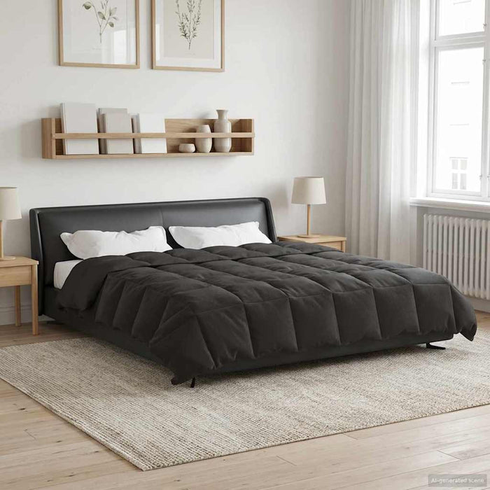 Duvet complet pe tot parcursul anului Antracit 200 x 220 cm - WALTI WALTI