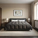 Duvet complet pe tot parcursul anului Antracit 200 x 220 cm - WALTI WALTI