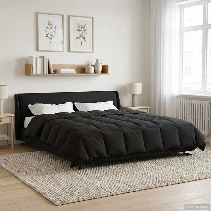 Duvet complet pe tot parcursul anului Antracit 220 x 260 cm - WALTI WALTI