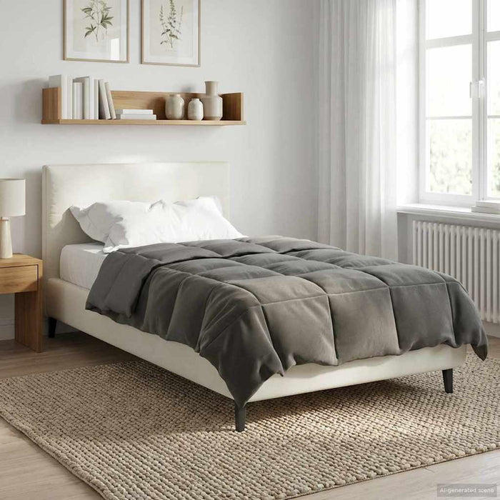Duvet complet pe tot parcursul anului Gri deschis 135 x 200 cm - WALTI WALTI