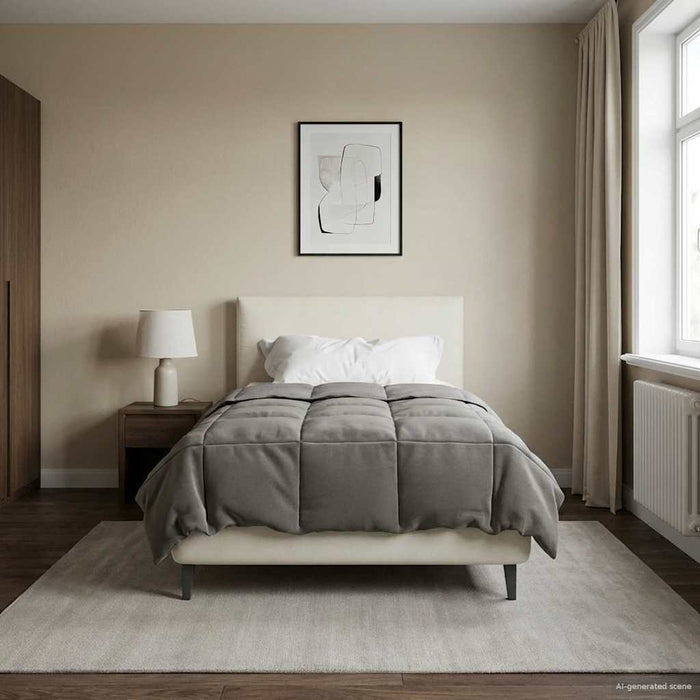 Duvet complet pe tot parcursul anului Gri deschis 140 x 200 cm - WALTI WALTI