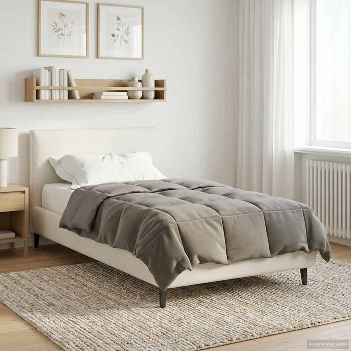 Duvet complet pe tot parcursul anului Gri deschis 155 x 200 cm - WALTI WALTI