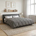 Duvet complet pe tot parcursul anului Gri deschis 200 x 200 cm - WALTI WALTI