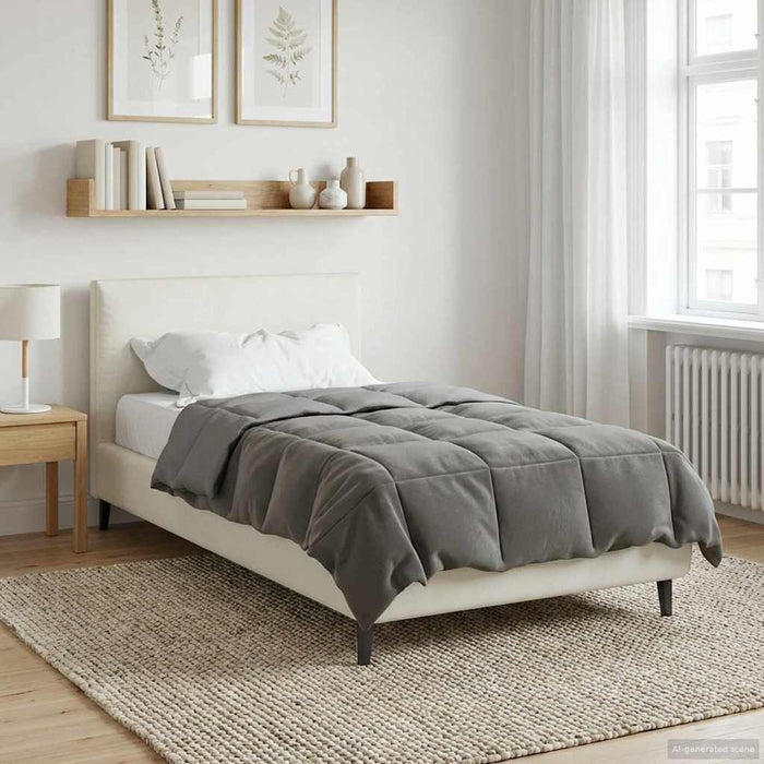 Duvet complet pe tot parcursul anului Gri deschis 135 x 220 cm - WALTI WALTI