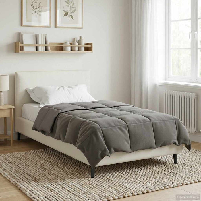 Duvet complet pe tot parcursul anului Gri deschis 140 x 220 cm - WALTI WALTI