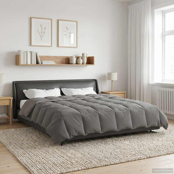 Duvet complet pe tot parcursul anului Gri deschis 200 x 220 cm - WALTI WALTI