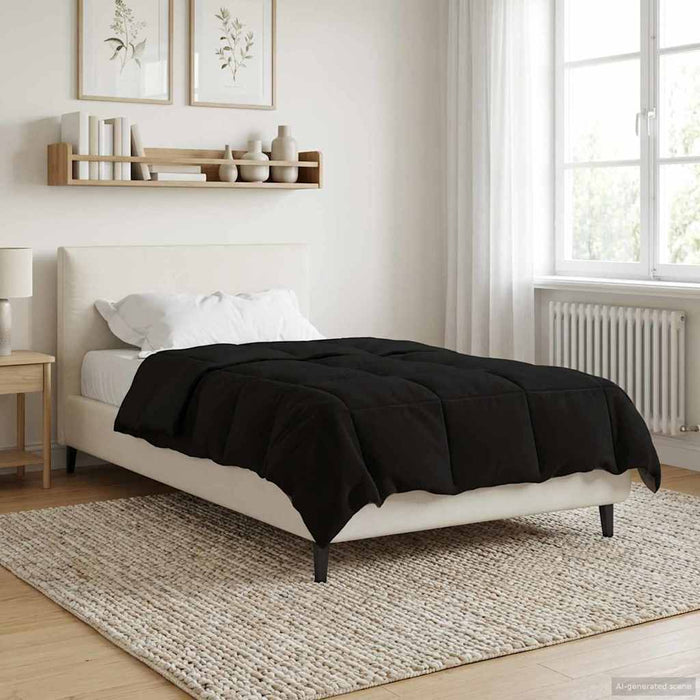 Duvet complet pe tot parcursul anului Patos Negru 140 x 200 cm - WALTI WALTI