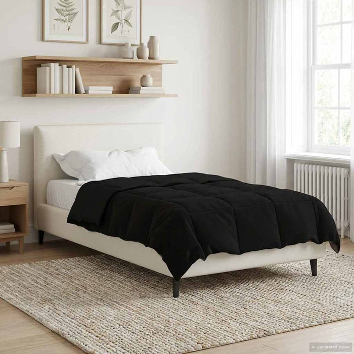 Duvet complet pe tot parcursul anului Patos Negru 155 x 200 cm - WALTI WALTI