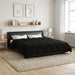 Duvet complet pe tot parcursul anului Patos Negru 200 x 240 cm - WALTI WALTI