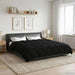 Duvet complet pe tot parcursul anului Patos Negru 200 x 220 cm - WALTI WALTI