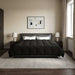 Duvet complet pe tot parcursul anului Patos Negru 220 x 260 cm - WALTI WALTI