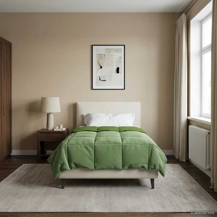 Duvet complet pe tot parcursul anului Patos Verde 135 x 200 cm - WALTI WALTI