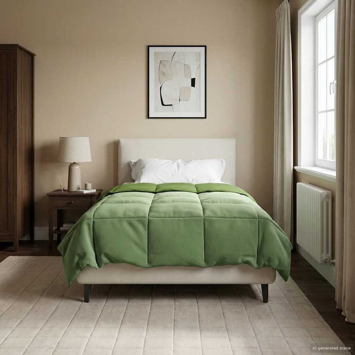 Duvet complet pe tot parcursul anului Patos Verde 140 x 200 cm - WALTI WALTI