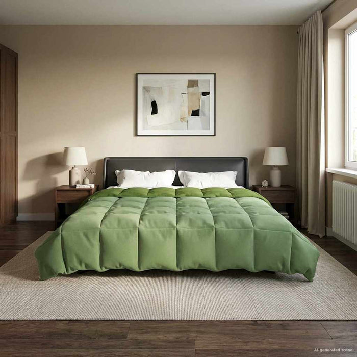 Duvet complet pe tot parcursul anului Patos Verde 200 x 240 cm - WALTI WALTI