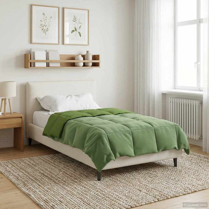 Duvet complet pe tot parcursul anului Patos Verde 135 x 220 cm - WALTI WALTI