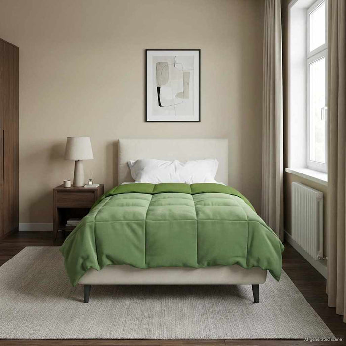 Duvet complet pe tot parcursul anului Patos Verde 135 x 220 cm - WALTI WALTI