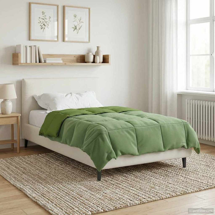 Duvet complet pe tot parcursul anului Patos Verde 140 x 220 cm - WALTI WALTI
