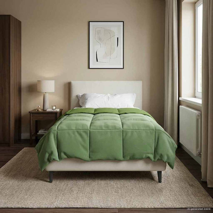 Duvet complet pe tot parcursul anului Patos Verde 140 x 220 cm - WALTI WALTI