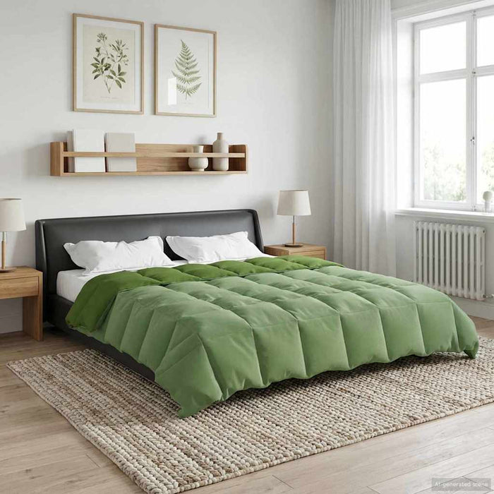 Duvet complet pe tot parcursul anului Patos Verde 200 x 220 cm - WALTI WALTI
