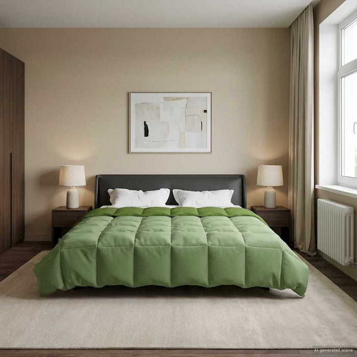 Duvet complet pe tot parcursul anului Patos Verde 220 x 260 cm - WALTI WALTI
