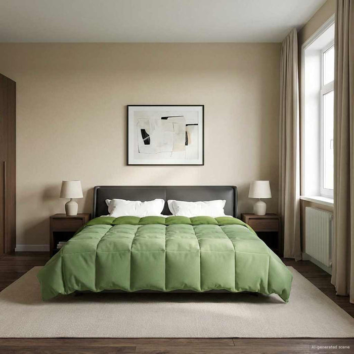 Duvet complet pe tot parcursul anului Patos Verde 240 x 260 cm - WALTI WALTI