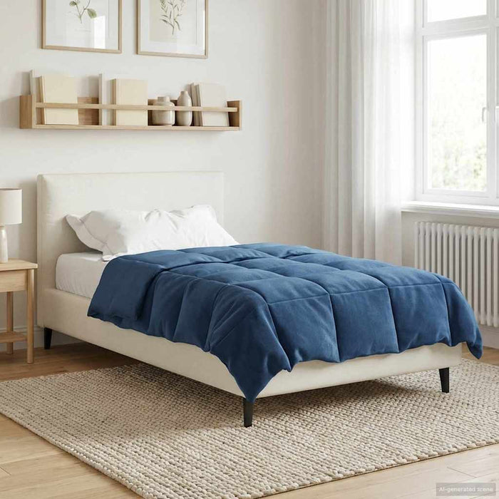 Duvet complet pe tot parcursul anului Patos Albastru închis - WALTI WALTI