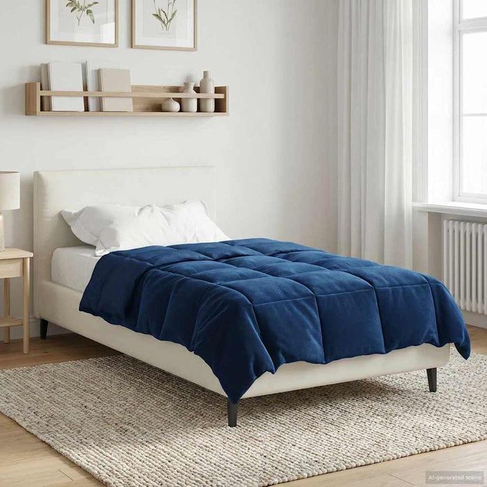 Duvet complet pe tot parcursul anului Patos Albastru închis - WALTI WALTI