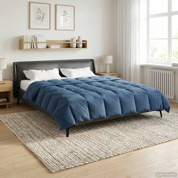 Duvet complet pe tot parcursul anului Patos Albastru închis - WALTI WALTI