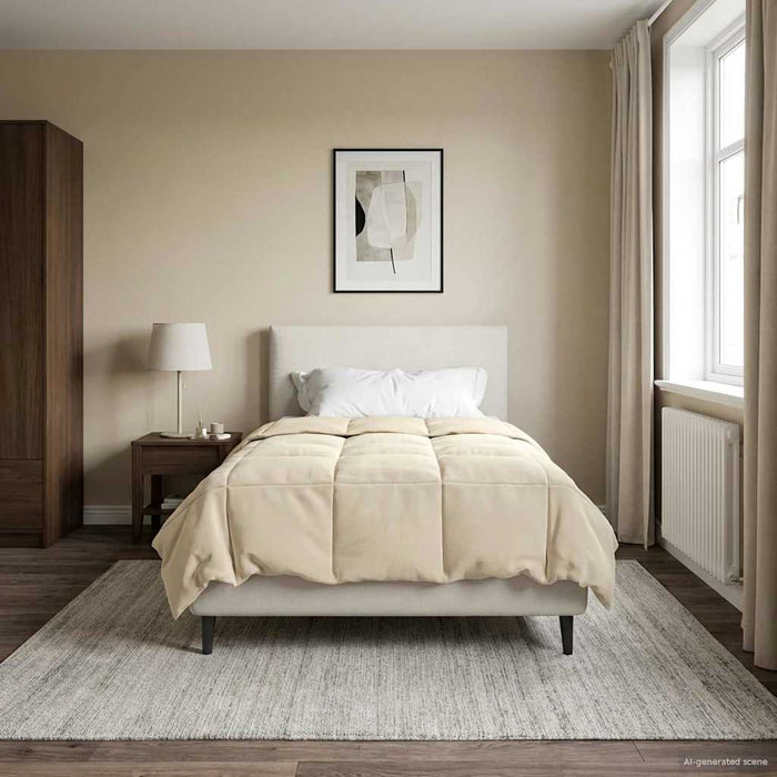 Duvet complet pe tot parcursul anului Patos Crem 135 x 200 cm - WALTI WALTI
