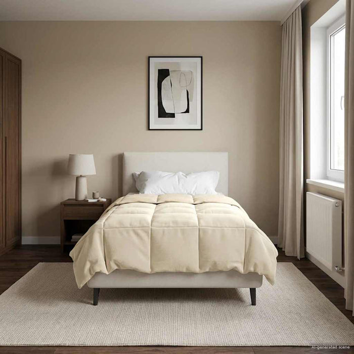 Duvet complet pe tot parcursul anului Patos Crem 135 x 220 cm - WALTI WALTI